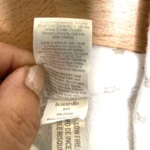 Koala Baby White Embroidered Bear Terry Cloth Hooded Star Bath Robe 0-12M - Picture 6 of 9